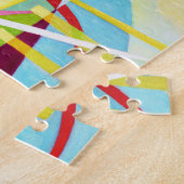 Puzzle noir de grille de Kandinsky (Côté)