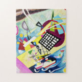 Puzzle noir de grille de Kandinsky (Vertical)