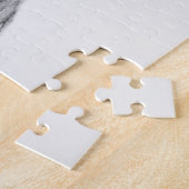 Puzzle Noir de whippet avec la flamme blanche (Côté)