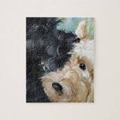 Puzzle Noir et art écossais blond comme les blés de (Vertical)