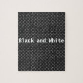 Puzzle noir et blanc (Vertical)