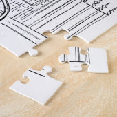 Puzzle noir et blanc de New York (Côté)