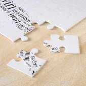 Puzzle Noir et blanc de nuage de mot de danse (Côté)