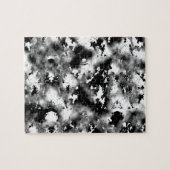 Puzzle noir et blanc de taches (Horizontal)