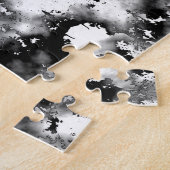 Puzzle noir et blanc de taches (Côté)