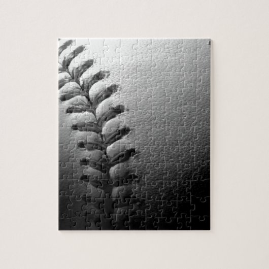 Puzzle Noir et blanc Gros plan de base-ball (Vertical)