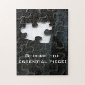 Puzzle noir et blanc manquant (Vertical)