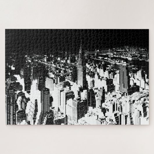 Puzzle Noir et blanc New York (Horizontal)