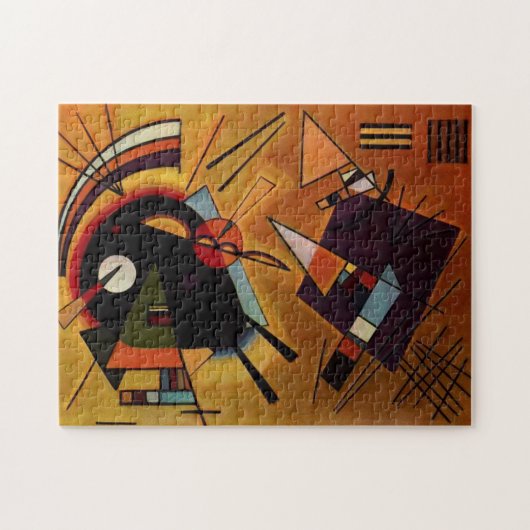 Puzzle noir et violet de Kandinsky (Horizontal)