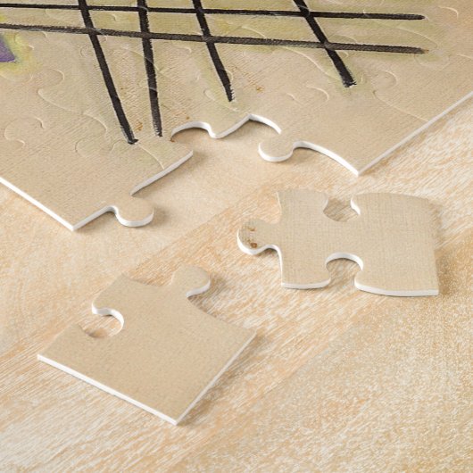 Puzzle Noir et violet par Wassily Kandinsky (Côté)