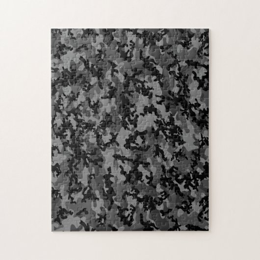 Puzzle noir fait sur commande de Camo (Vertical)