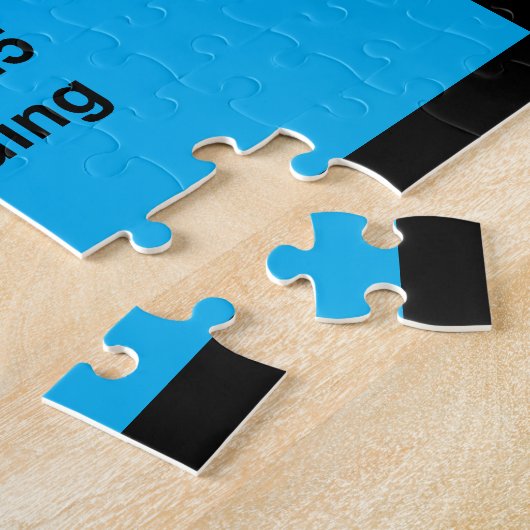 Puzzle Noir horizontal BG d'ajustement de petit modèle de (Côté)