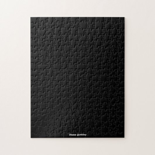 Puzzle Noir Joyeux Anniversaire Frustrant (Vertical)