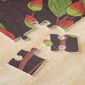 Puzzle Noix De Pistache : Noir Tirée À La Main Et Sans Co (Côté)