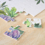 Puzzle Nom de chat floral mignon adorable (Côté)