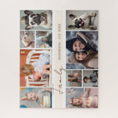 Puzzle Nom de famille 10 photo multiple (Vertical)