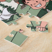 Puzzle Nom de famille Camping (Côté)
