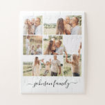 Puzzle Nom de famille Garde photo 6 images<br><div class="desc">Personnalisé et unique Famille 6 Images Photo Puzzle avec nom personnalisé pour rester à la maison et jouer aux jeux avec vos parents,  grands-parents ou enfants. Ce jeu spécial de puzzle photo fait un grand cadeau d'anniversaire ou de Noël pour toute la famille à profiter.</div>