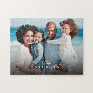 Puzzle Nom de famille & Photo personnalisée