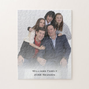 Puzzle Nom de famille Réunion Photo unique Novelty Keepsa