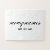 Puzzle Nom de la calligraphie personnalisée de la meilleu (Horizontal)