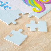 Puzzle Nom de la licorne de l'Imaginaire mignon (Côté)