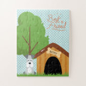 Puzzle Nom de l'animal de compagnie Mini Schnauzer (Vertical)