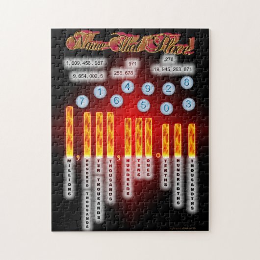 Puzzle Nom de maths qui placent (Vertical)