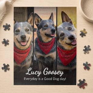 Puzzle Nom de photo de chien Citation mignonne