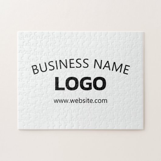 Puzzle Nom d'entreprise modifiable, site Web et logo télé (Horizontal)