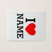 Puzzle Nom du coeur (Horizontal)