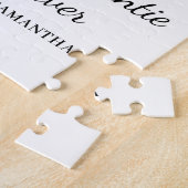 Puzzle Nom du collage photo de la meilleure tante (Côté)