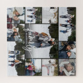 Puzzle Nom du script de collage de photos de famille 11 (Horizontal)