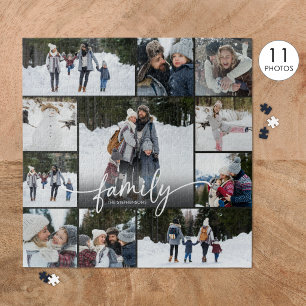 Puzzle Nom du script de collage de photos de famille 11
