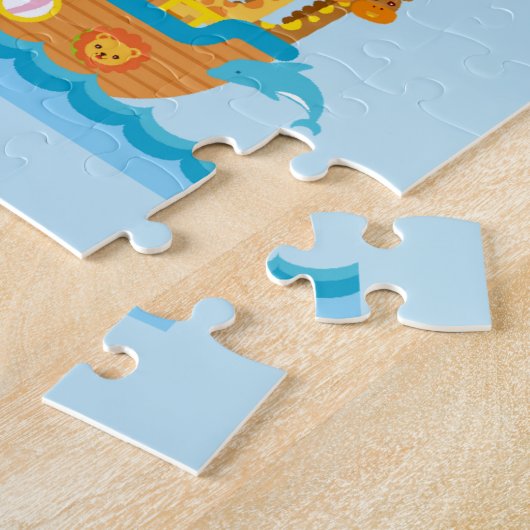 Puzzle Nom et date de naissance de l'arche de Noé (Côté)