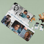 Puzzle Nom manuscrit de la photo de famille personnalisée<br><div class="desc">Racontez votre histoire de famille en six images personnalisées et marquez votre anniversaire avec un beau puzzle de collage photo de keepsar ou simplement résoudre avec vos enfants dans la distance sociale et rester à la maison temps!                Facile à personnaliser avec vos photos et texte !</div>