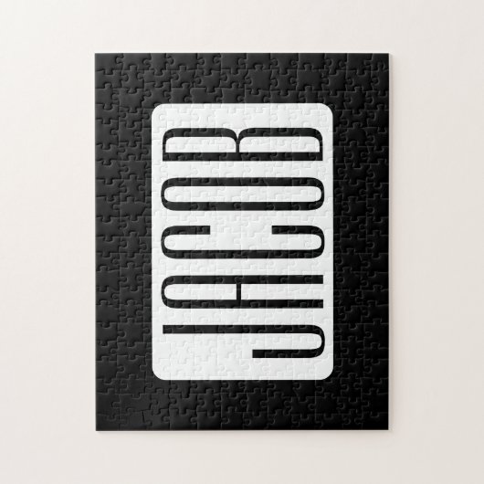 Puzzle Nom moderne ou nom de marque modifiable pour l'ent (Vertical)