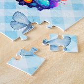 Puzzle Nom personnalisé Champignons (Côté)