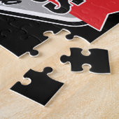 Puzzle Nom personnalisé Chess Player Club Checkmate (Côté)