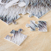 Puzzle Nom personnalisé de la face du tigre de fer (Côté)