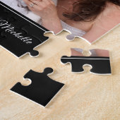 Puzzle Nom personnalisé de la photo de famille (Côté)