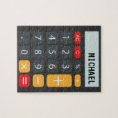 Puzzle Nom personnalisé du calculateur (Horizontal)