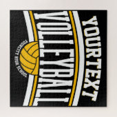 Puzzle NOM PERSONNALISÉ Équipe de l'école du joueur de vo (Horizontal)