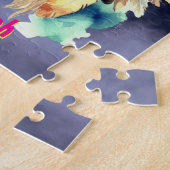 Puzzle Nom personnalisé Loup (Côté)