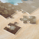 Puzzle Nom personnalisé Loup (Côté)