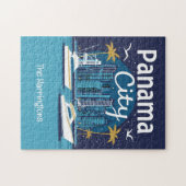 Puzzle Nom personnalisé Panama City (Horizontal)