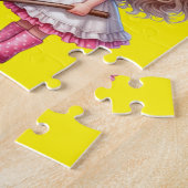 Puzzle Nom personnalisé pour fille (Côté)