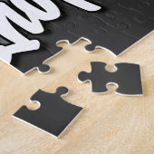 Puzzle Nom personnalisé Rockabilly Roadster Speed Shop Ga (Côté)