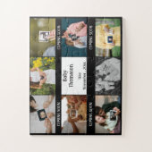 Puzzle Nom photo bébé Bientôt Faire-part de grossesse (Vertical)