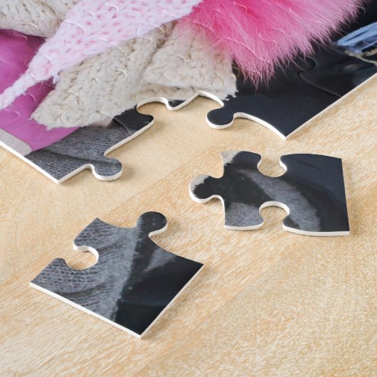 Puzzle Nom photo moderne (Côté)